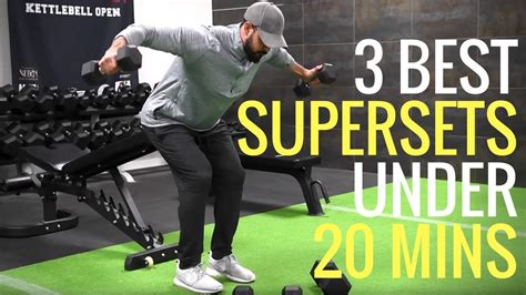 The 20 Minute Full Body Superset Workout That Hits Everything Try This Youtube