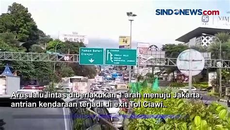 One Way Kembali Diberlakukan Jalur Menuju Puncak Ditutup Video