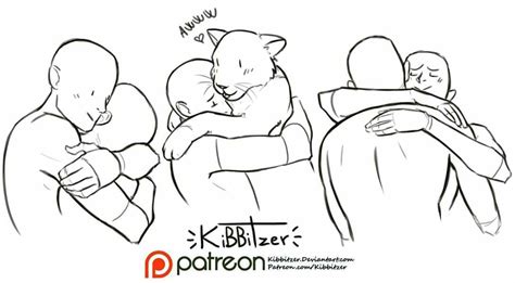 Hugging Pet Pose Reference ~ Hug Drawing Reference And Sketches For ...