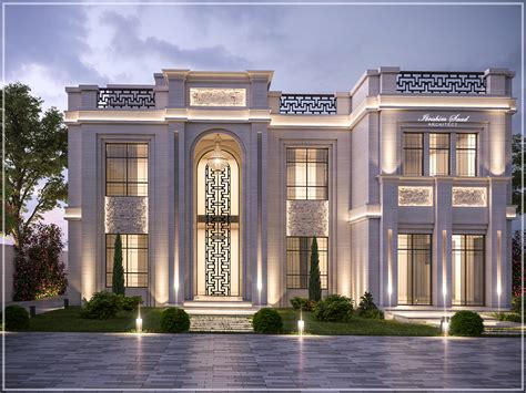 Neoclassic Villa Abu Dhabi On Behance