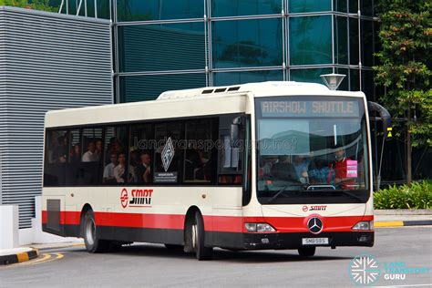 Airshow Shuttle SMRT Mercedes Benz OC500LE SMB59S Land Transport Guru