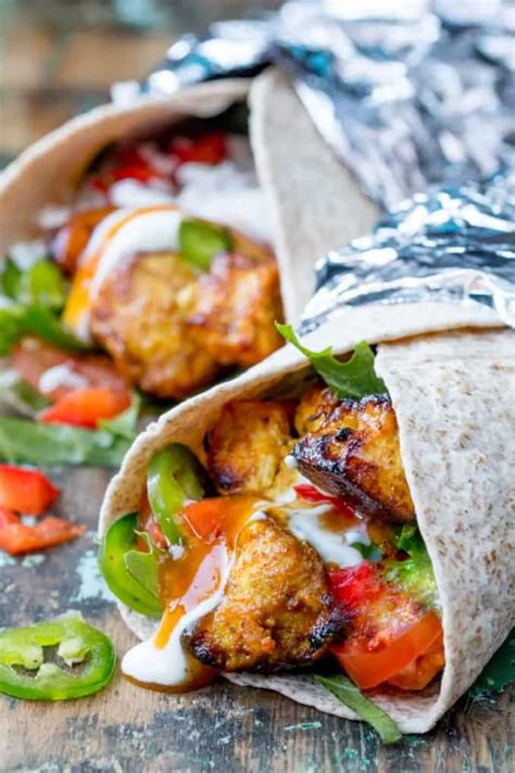 Chicken Tikka Wraps Shemins