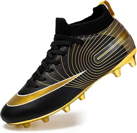 Boys Black And Gold Football Cleats | canoeracing.org.uk