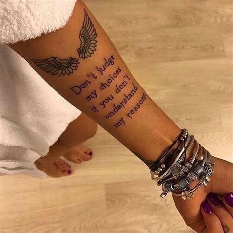 Pin Von Sandra Rottmann Auf Tatoos Unterarm Tattoo Zitate Unterarm