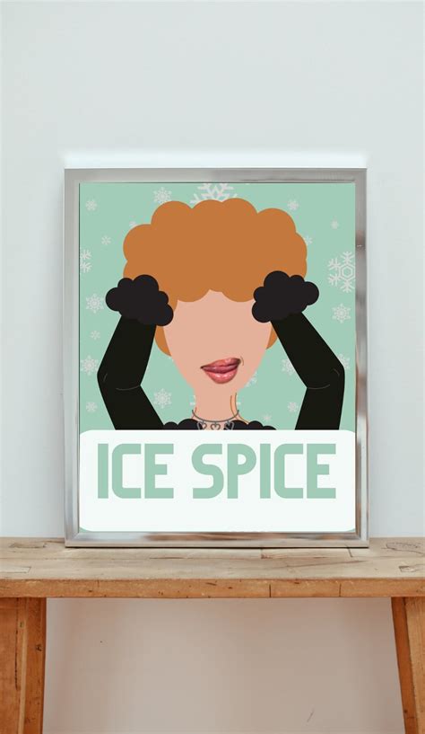 Ice Spice Wall Art | Ice Spice Screen Saver | Ice Spice Poster