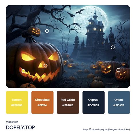 20 Halloween Color Palettes Inspiration Productivity For Everyone