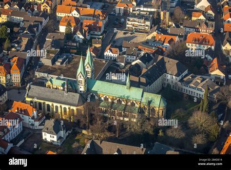 Luftbild Wallfahrtsbasilika Mari Heimsuchung Kloster Der