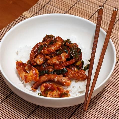 Homemade Nakji Bokkeum Korean Stir Fried Octopus Artofit