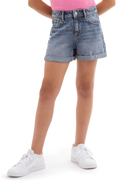 Jordache Girls High Rise Mom Short Sizes 5 18