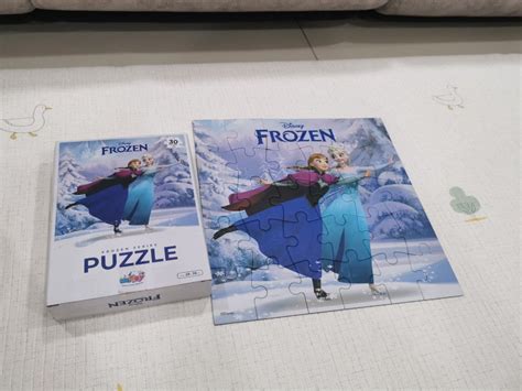 Frozen Puzzle 30 pieces, Hobbies & Toys, Toys & Games on Carousell