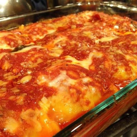 Easy Cheesy Baked Ravioli Recipe Just A Pinch Recipes