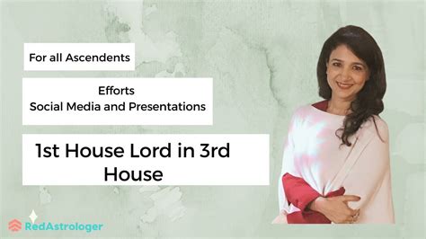 1st House Lord Series The 1st House Lord In 3rd House For All 12