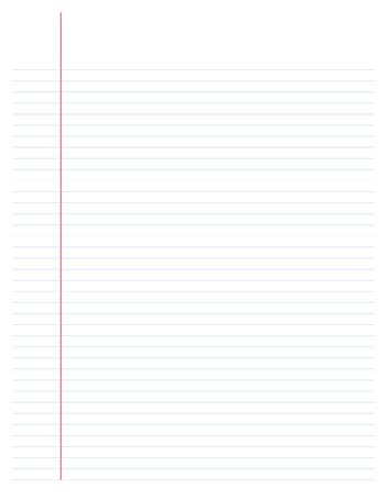 narrow ruled lined paper template wordlayouts