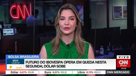 Futuro do Ibovespa opera em queda nesta segunda feira 10 dólar sobe