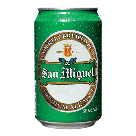 San Miguel Premium All Malt Beer 330ml Can Boozyph