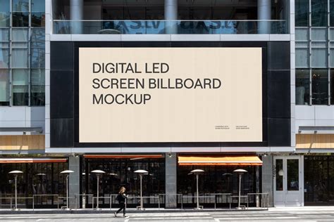 Out Of Home Billboard Mockup Led Screen Billboard Billboard Mockup