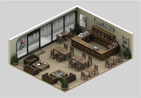 3d Restaurant Floor Plan - House Decor Concept Ideas