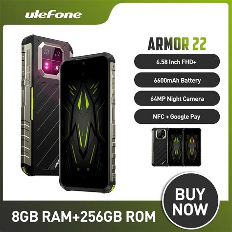 Ulefone Tel Fono Inteligente Armor 22 Versi N Global Smartphone