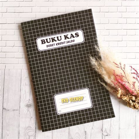 Jual Buku Kas Akuntansi 3 Kolom Debit Kredit Saldo Folio Besar Hitam