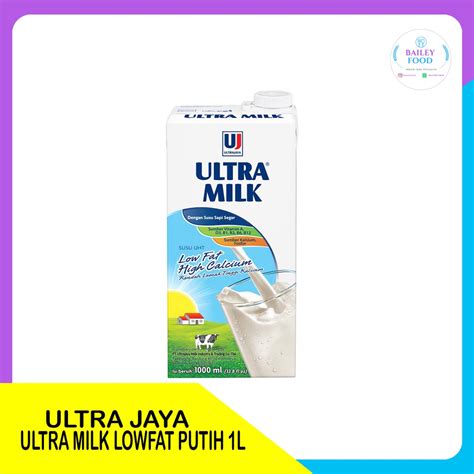 Jual Susu Uht Lowfat Plain Liter Susu Ultramilk Lowfat Susu Uht Susu