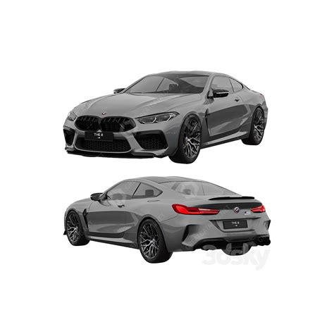 Car BMW M8 Competition 3D model - GreatCatalog 44119