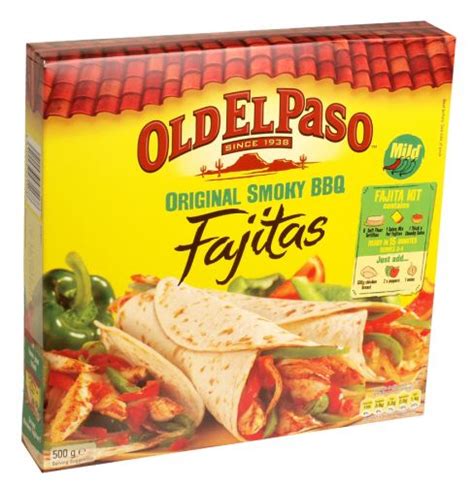 Old El Paso Original Smoky Bbq Fajitas 500g