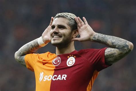 Galatasaraya Mauro Icardi Sevinci Lk Bask