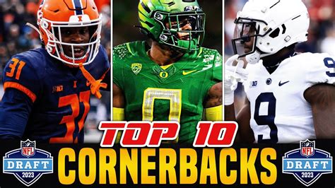 2023 Nfl Draft Cornerback Rankings Youtube