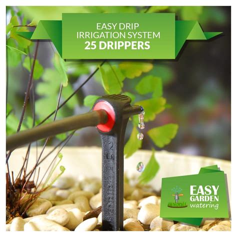 Easy Drip Irrigation System 25 Dripper Easy Garden Watering