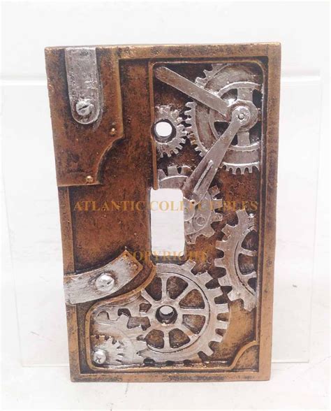 Ebros Steampunk Nautilus Clockwork Gearwork Design Wall Light Switch