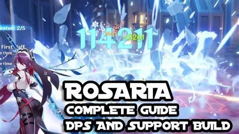 Rosaria Dps And Support Build Guide Genshin Impact Game Videos