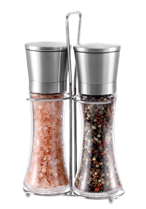 Vzaahu Gravity Electric Pepper And Salt Grinder Set Of Rechargeable