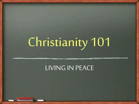 Ppt Christianity 101 Powerpoint Presentation Free Download Id1899751