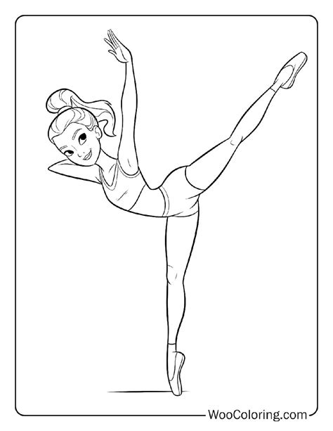 100+ Gymnastics coloring pages (FREE) Printable PDF | Woo Coloring