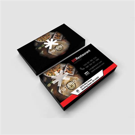 Unique Restaurant Business Card Design Masterbundles