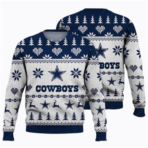 Dallas Cowboys Vintage Ugly Christmas Sweater 2024