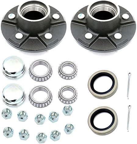 Amazon FKG Trailer Hub Spindle Kit 5 Bolt On 4 5 Bolt Circle Fit