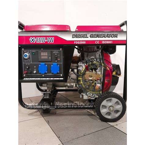 jual genset  watt solar faw vw fdg germany technology genset