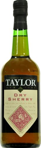 Taylor Cream Dry Sherry Wine, 750 mL - Kroger