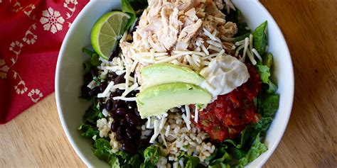 Chicken Burrito Bowl With Black Beans Bodi