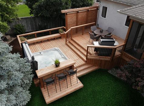 Hot Tub Deck Designs To Consider Forbes Home Hot Tub Backyard