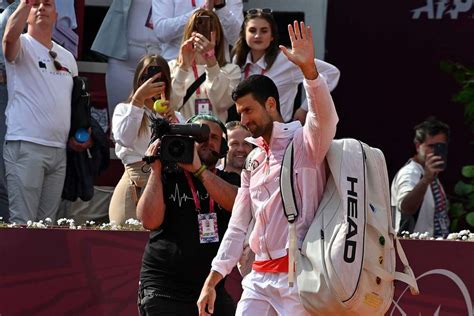 Novak Djokovic D Clare Forfait Pour Le Masters De Madrid