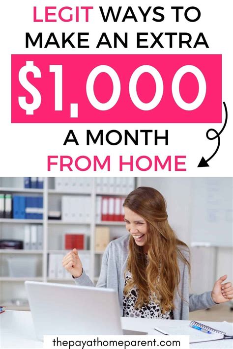 25 Legit Ways To Make An Extra 1 000 A Month