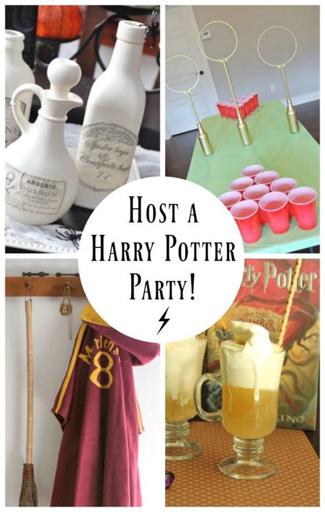 Harry Potter Party With Drinks And Decorations