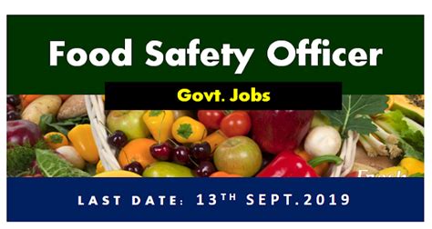 Govt Job Food Safety Officer Recruitment Ossc August 2019