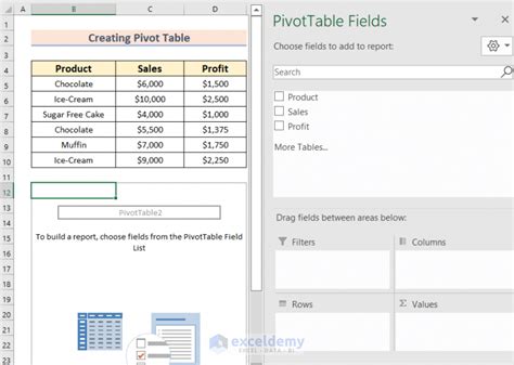 Difference Between Pivot Table And Pivot Chart In Excel Exceldemy