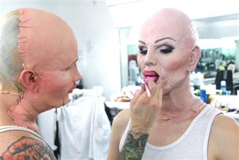 Next Level Of Drag Full Prosthetics Creating Patsy From Ab Fab Special Effects Makeup