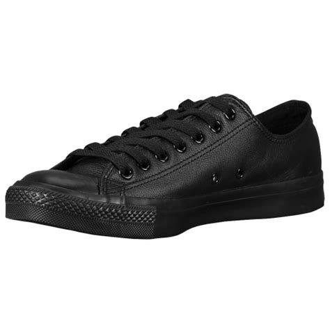 Converse All Star Ox Leather - Men's - Casual - Shoes - Black-Black ...