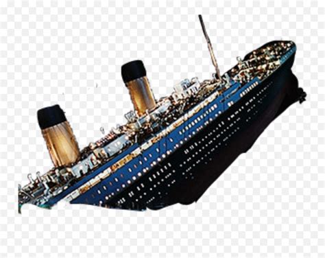 Titanic Sinking Freetoedit Titanic Movie Sinking Emojititanic Emoji