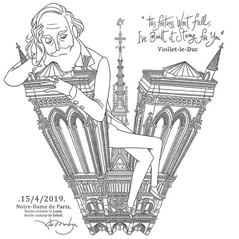 Notre Dame De Paris Viollet Le Duc Behance